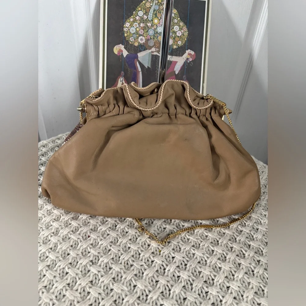 Vintage 1980’s Carlo Fiori Leather Bag - Picture 3 of 17